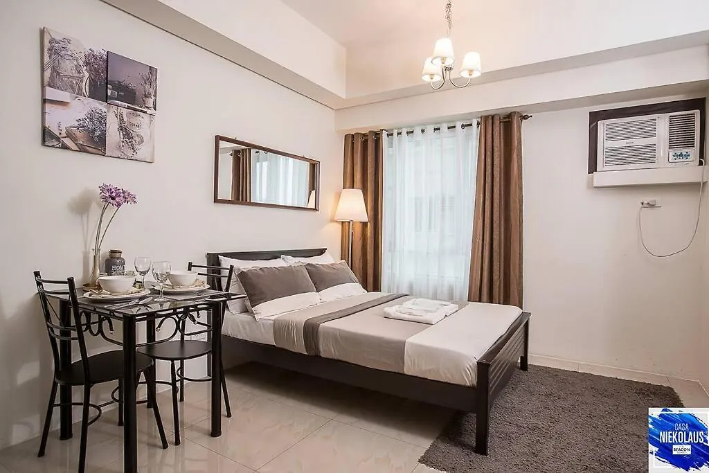 Casa Niekolaus I Cozy Studio Unit And Free Parking مانيلا الفلبين